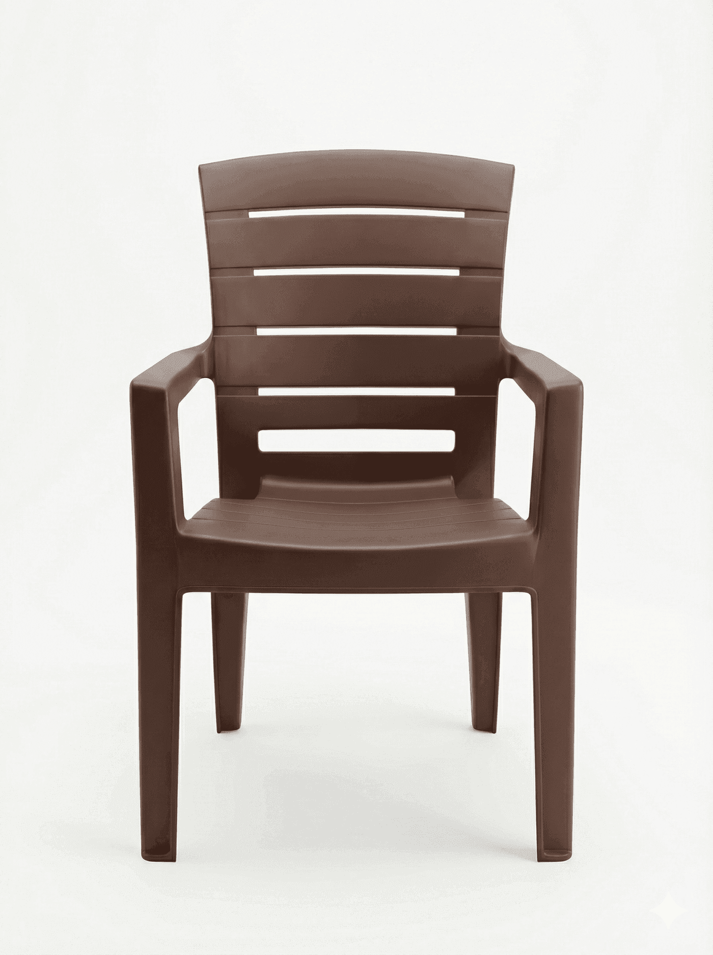 Matte Finish High-Back Plastic Chair